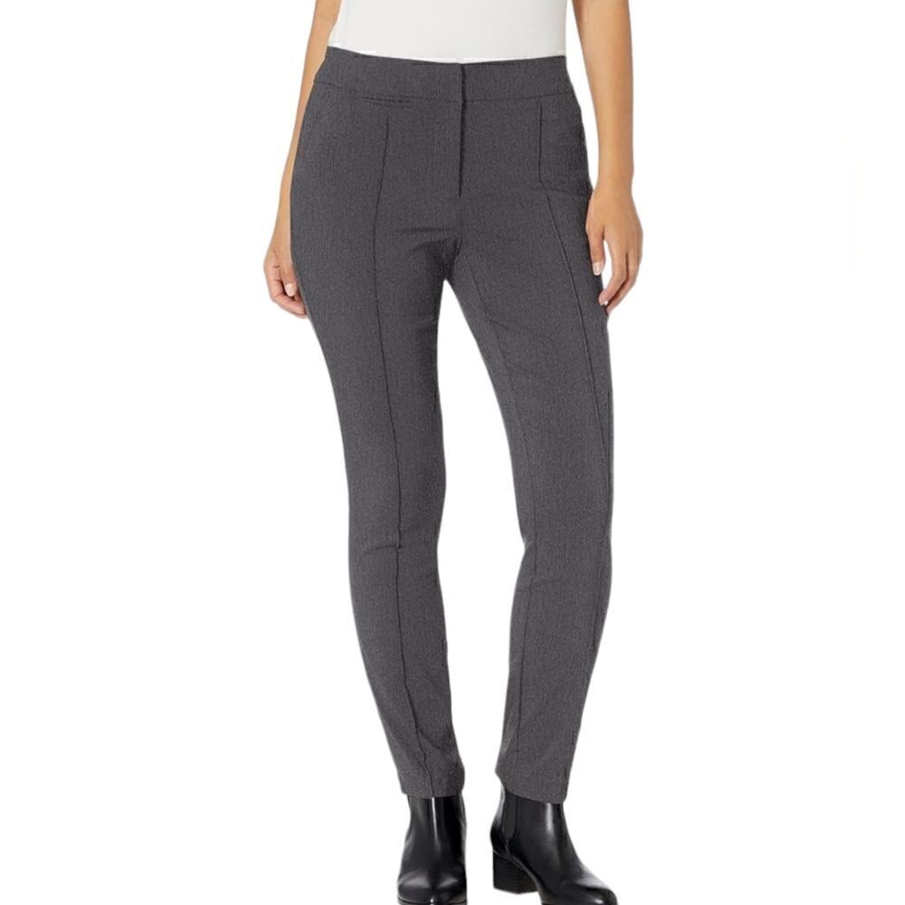 Briggs New York Women's Millennium Cigarette Pant Size 16 in Heather Grey